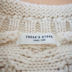 freaks store パッチワークケーブルニットプルオーバーの画像