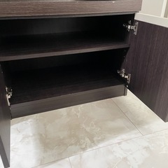 ニトリ　食器棚の画像