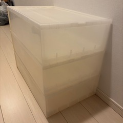 無印良品　衣装ケース　3点の画像
