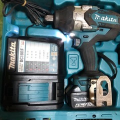 マキタ18V コードレスインパクトレンチ TW1001DRGX中古品の画像