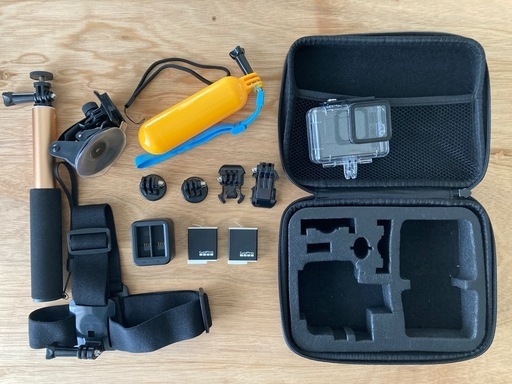 GoPro HERO12用純正Enduroバッテリー×2とデュアルチャージャー　各種アクセサリ