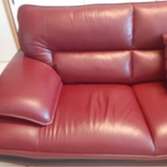 赤色 ソファー の画像