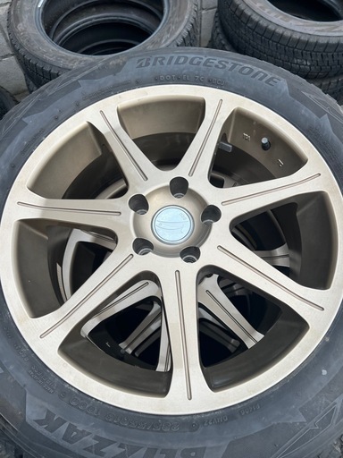 235/55R18, ブリッジストン,2017年,アルミホイル4本セット