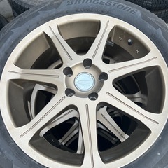 235/55R18, ブリッジストン,2017年,アルミホイル4本セットの画像