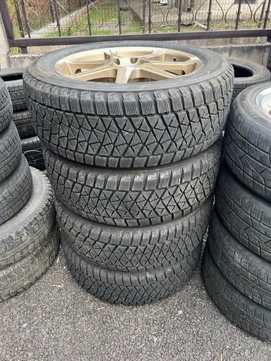 235/55R18, ブリッジストン,2017年,アルミホイル4本セット