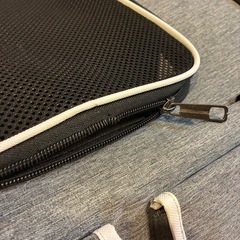 犬用キャリーバッグ グレーの画像