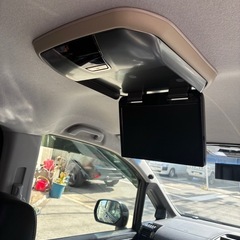 軽自動車等交換可能　HONDA ステップワゴン　スパーダ　車検有り　社外レザーシート　フリップダウンモニター　バックカメラ　大型ナビ　の画像