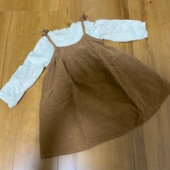 アプレレクール ワンピース 90 ブラウンの画像