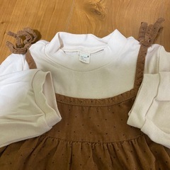 アプレレクール ワンピース 90 ブラウンの画像