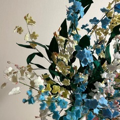 フェルトフラワー（花瓶付き）の画像