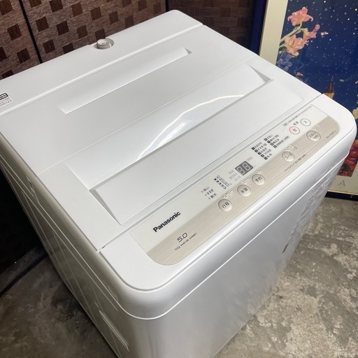 ?激安?❗️配送•設置?❗️?保証付き?動作確認済み✅　2020年式　パナソニック　5KG 洗濯機　NA-F50B13J 