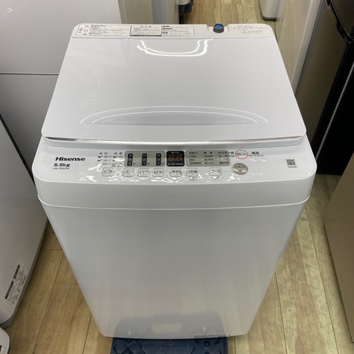 Hisense 5.5kg全自動洗濯機【リサイクルフカツ岡崎倉庫店】260302SM-17