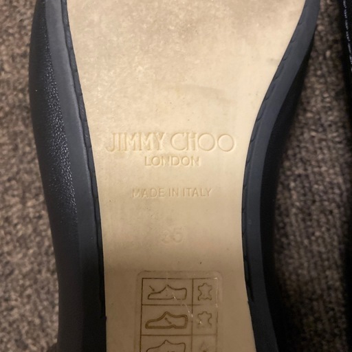 美品【Jimmy Choo】LENI FLAT フラットパンプス