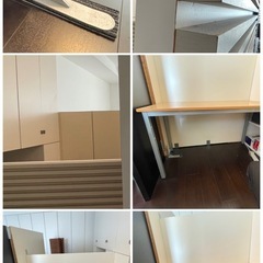 価格設定してください【10日間限定】オシャレなオフィス家具 机・パーテーション・棚 ☆
☆大幅値引可能！の画像