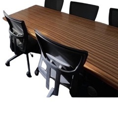 大型会議用テーブル（W2400×D950）の画像