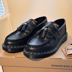 【日本限定】Dr.Martin ADRIAN ホワイト ステッチ ローファー 新同品の画像