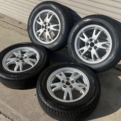 トヨタ純正 スタッドレス 21年製 ZVW30 プリウス NANKANG ICE ACTIVA AW-1 15インチ 6J +45 PCD 100 5H 4本 タイヤ 195/65R15の画像