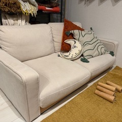 
二人掛けコーデュロイソファの画像