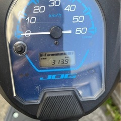 ヤマハ ジョグ  JOG 50cc 400キロ以内 美品 ボックス ヘルメット ホルダー付きの画像