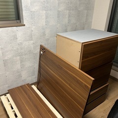 冷蔵庫等家具（全て使用できます）の画像