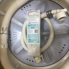 #94 激安洗濯機!! SHARP 2017年 5.5kg ES-GE5A-V 糸くずフィルター新品付属の画像