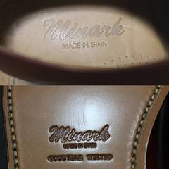 【未使用】 スペイン製 オール本牛革 糸縫い 高級ドレスシューズの画像