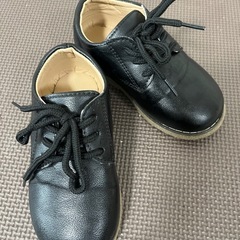17cm フォーマルシューズ　黒　卒園式　入園式の画像