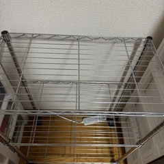 スチールラック 3段 キャスター付きの画像