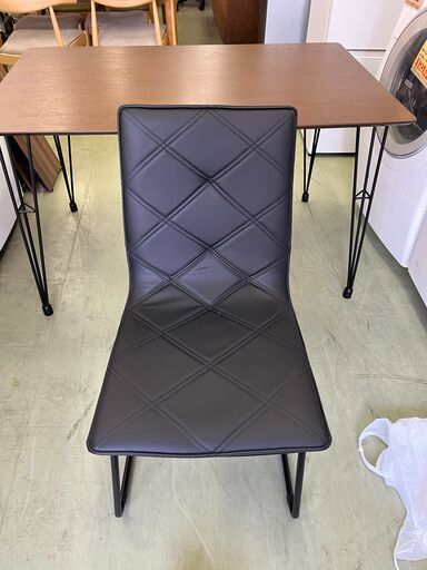 【✨お取引き中です✨】 ?️✨【ニトリ】ダイニングテーブル120×75＋チェア1脚セット‼️ブラウン×ブラックでカフェ感MAX?✨（ク