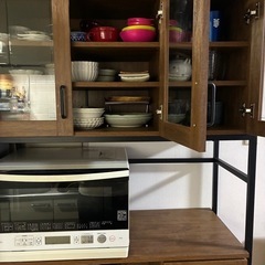 ニトリ　食器棚の画像