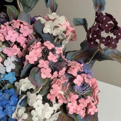 フェルトフラワー（花瓶付き）の画像