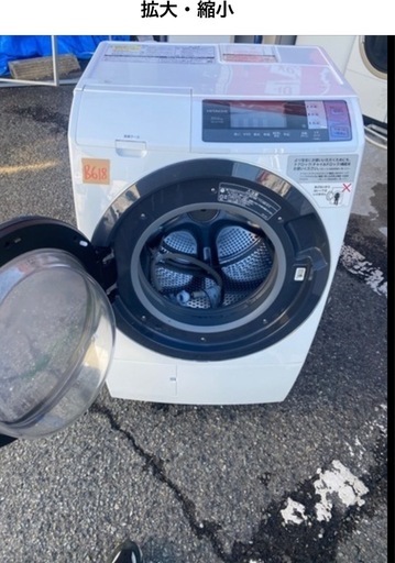 NO B618?福岡市内配送設置無料✨?BD-SG100BL-W ドラム式洗濯乾燥機 ビッグドラム ホワイト [洗濯10.0kg /乾