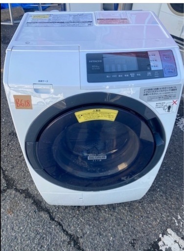 NO B618?福岡市内配送設置無料✨?BD-SG100BL-W ドラム式洗濯乾燥機 ビッグドラム ホワイト [洗濯10.0kg /乾