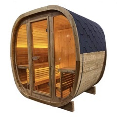 キューブサウナキット レッドシダー＆サウナヒーター付き【山梨県北杜市】【引き取りor購入者様側の配送業者手配】の画像