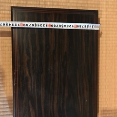 木製彫刻花瓶スタンド 約40cm x 30cmの画像