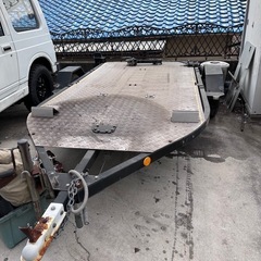 ジムニーJA11とトレーラーセットの画像