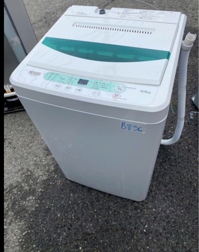 NO B856?福岡市内配送設置無料✨?YAMADASELECT 4.5kg 全自動電気洗濯機 YWMT45G1