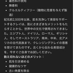 フェイスマスク パック ヘアマスク用 クレイの画像