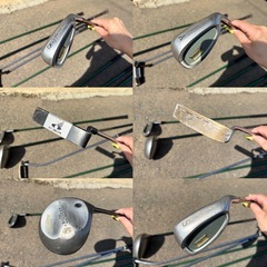 ゴルフアイアンセット maruman Sole キャロウェイゴルフ等 計12本 キャディバッグ付の画像