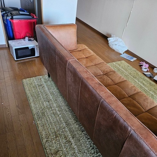 定価215,000円　3人掛けソファ　タブレザーワークス(tabu leather works)