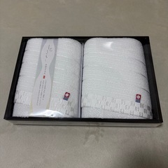 ⭐新品⭐ 今治タオル しろきらり フェイスタオル2枚の画像