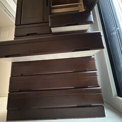 【お譲りいたします】古い洋服タンス　上下わかれます　H５年購入の画像