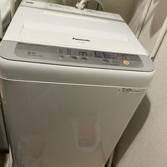 全自動洗濯機 5kg　Panasonic NA-F50B10  2017年製　【一人暮らしにおすすめ】の画像