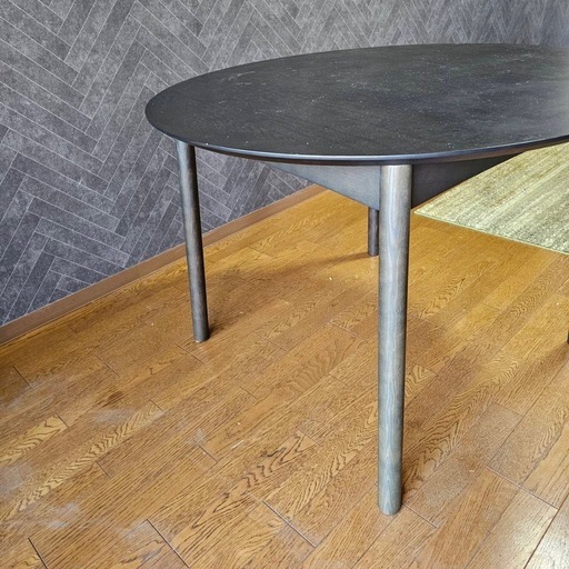 ダイニングテーブル 組立式 DT-09-100 幅1000x奥行1000x高さ700mm 桜屋工業