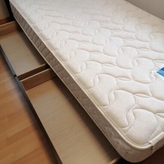 シングルベッド　本体&マット(取引中)の画像