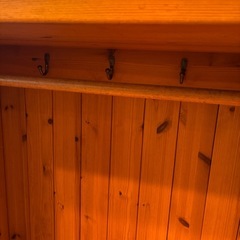 子供ラック アメリカンラック　カントリー調ハンガーラック／オープンクローゼットの画像