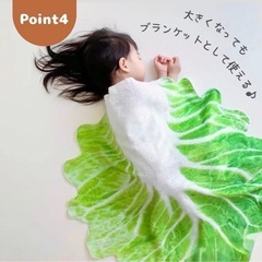 ⭐ほぼ未使用⭐ 白菜 おくるみ 新生児 赤ちゃんの画像