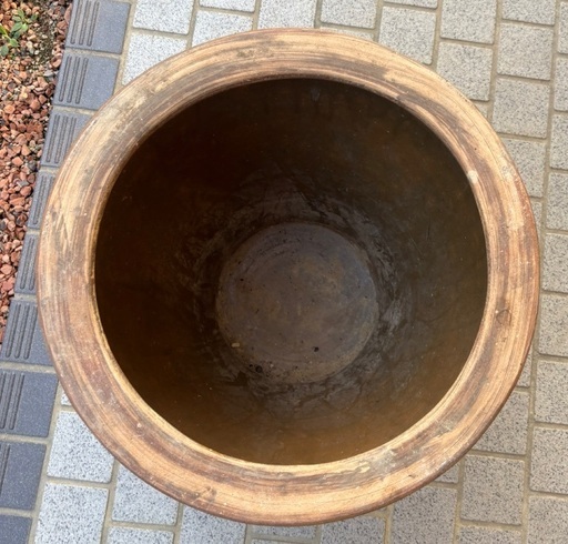 中国陶器 【雲龍カメ】 双龍戯珠 ツボ 壺