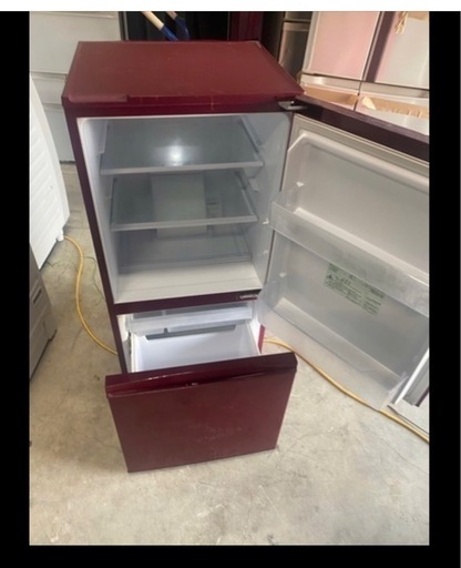 NO B530?福岡市内配送設置無料✨?AQR-16F-R 冷蔵庫 ルージュ [157L /2ドア /右開きタイプ]