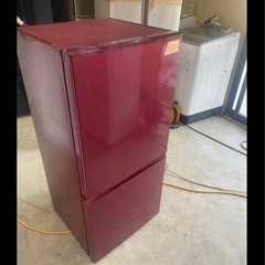 NO B530🌈福岡市内配送設置無料✨🌈AQR-16F-R 冷蔵庫 ルージュ [157L /2ドア /右開きタイプ]の画像